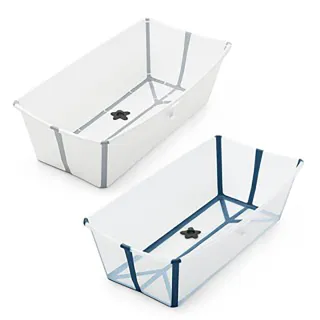 【STOKKE】挪威 Flexi Bath 折疊式浴盆 感溫水塞 X-Large加大版 不含浴架(多款可選)