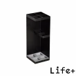 【Life+】純色風尚鐵藝落地雨傘架/傘桶/雨傘收納架_2入/組(雨傘置物架 雨傘瀝水架 鐵藝雨傘桶)