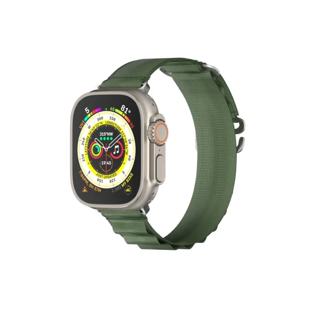 【MAGEASY】Apple Watch Ultra2/Ultra/9/8/7/6/5/4/3/SE ACTIVE 運動高山錶帶(最新S9/Ultra 2)