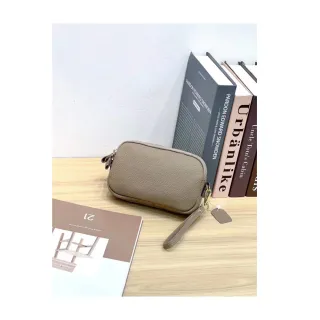 【VERTEX】純頭層牛皮漾彩三隔層斜肩包-B