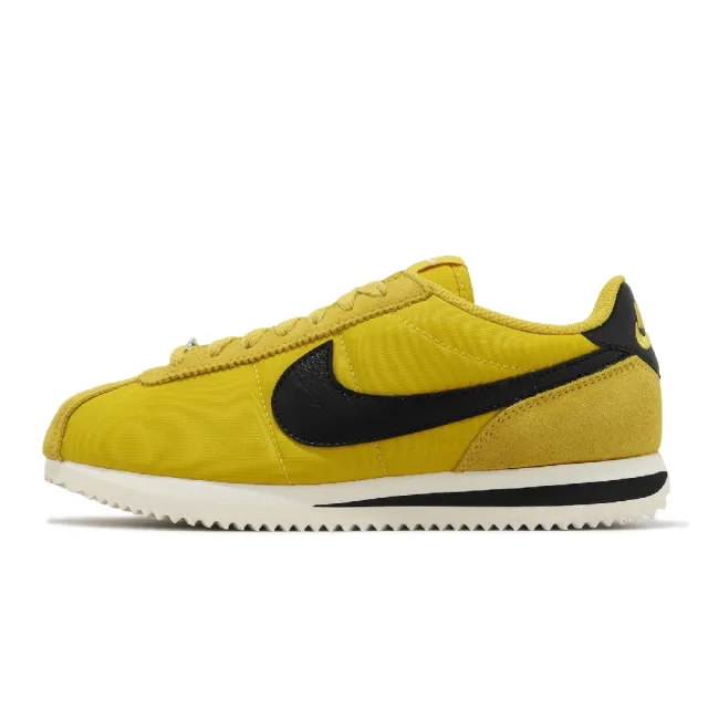 【NIKE 耐吉】休閒鞋 Cortez 女鞋 黃 黑 復古 阿甘鞋 經典 運動鞋(DZ2795-700)