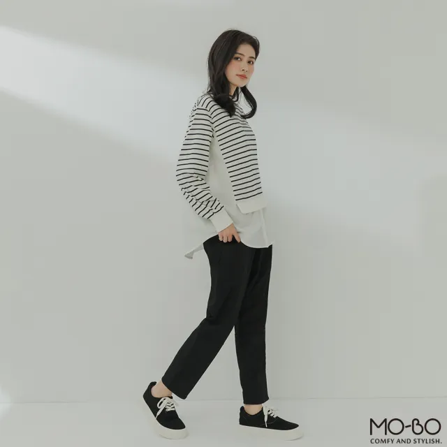 【MO-BO】穿搭首選多色立體錐形褲(褲子)