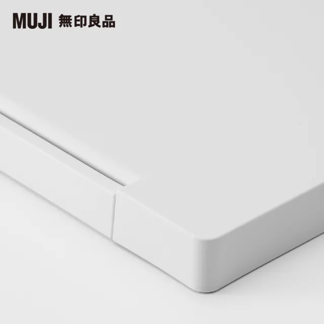 【MUJI 無印良品】PP上蓋可選式垃圾桶/大/30L袋用/附鎖扣