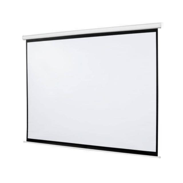 【USA優視雅品牌】100吋電動投影布幕(席白幕)