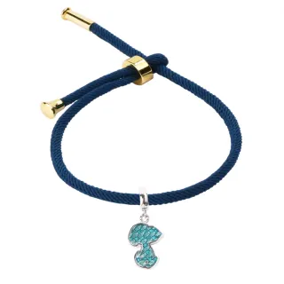 【2sweet 甜蜜約定】史努比純銀串珠手鍊-花窗史努比(金寶珍銀樓)