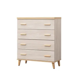 【唯熙傢俱】凱斯金雙色四斗櫃 抽屜櫃(斗櫃 抽屜櫃 衣櫃 衣物收納櫃 抽屜衣櫥櫃 收納櫃 置物櫃)