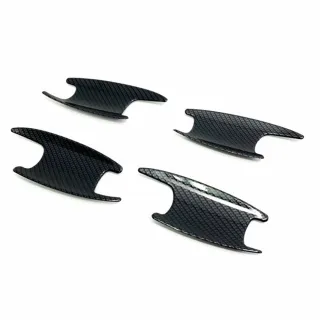 【IDFR】Benz 賓士 GLC X253 SUV 2015~2018 碳纖紋 車門防刮門碗 內襯保護貼片(防刮門碗 內碗 內襯)