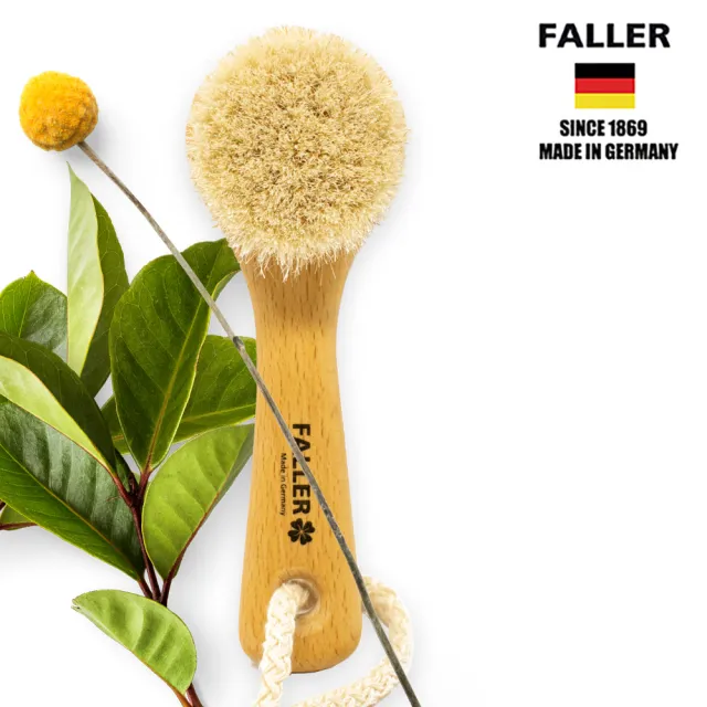 【FALLER 芙樂】德國製馬毛手肘膝蓋腳跟溫和角質清潔刷(厚刷/沐浴按摩美容/雙11)