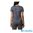 【Columbia 哥倫比亞 官方旗艦】女款- OFZ 涼感快排短袖上衣-深藍(UAK35110NY / 2022年春夏商品)