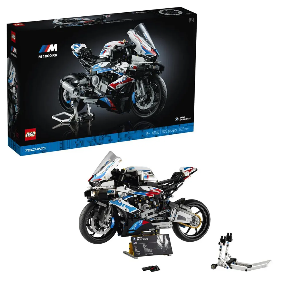 【LEGO 樂高】積木 科技系列 賽道猛獸 BMW M 1000 RR 42130(代理版)