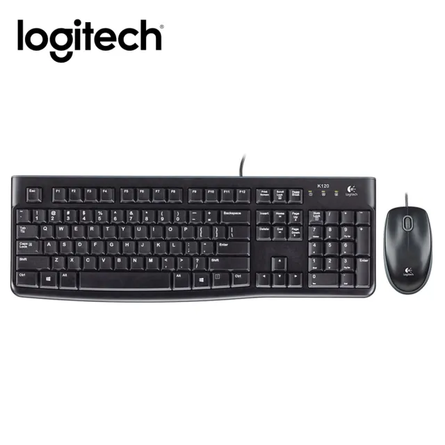 【Logitech 羅技】MK120 有線鍵鼠組
