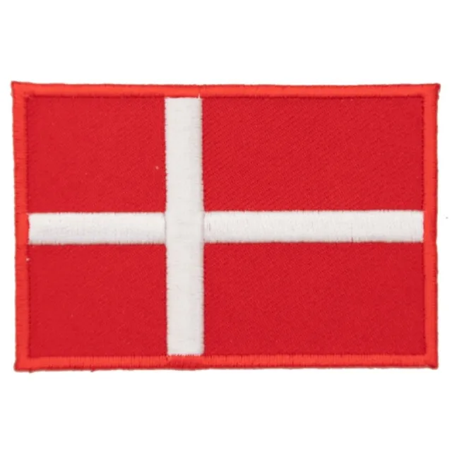 【A-ONE 匯旺】丹麥 Flag Patch肩章 電繡識別章 電繡立體繡貼 裝飾貼 布藝背包貼
