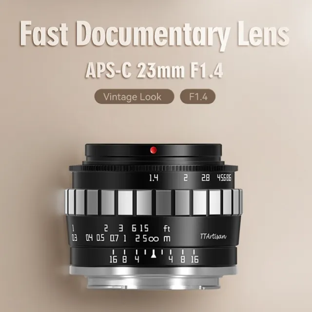 【TTArtisan 銘匠】23MM F1.4(APSC 手動鏡頭 公司貨)