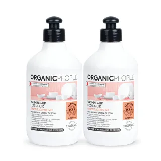 【Organic People 有機人】葡萄柚&甜橙天然抗油洗潔露2入組-500mlx2(義大利ICEA有機產品標章認證)
