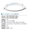 【DanceLight 舞光】LED 15CM 16W 索爾 崁燈 6入組(一體成形散熱佳 快速安裝)