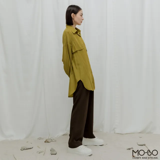 【MO-BO】希望之際前活片設計襯衫(上衣)