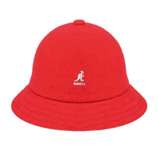 【KANGOL】品牌LOGO 紅色漁夫帽(S號)