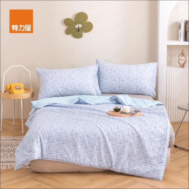 不賴床 吸濕排汗天絲床包枕套組-特大(北歐系列 床包+枕套2