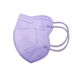【健康天使】MIT醫用3D立體大兒童寬耳繩口罩 7~12歲 紫色 鬆緊帶 小臉女適用(30入/袋)