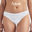 【Aubade】玫瑰物語蕾絲三角褲 性感內褲 法國進口 女內褲(HK-白)