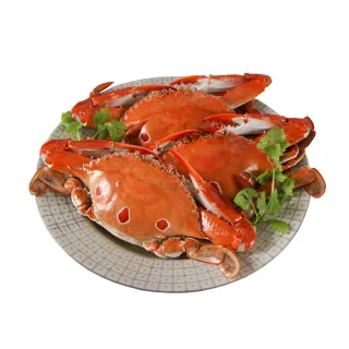 【鮮食堂】老饕最愛野生三點蟹6隻組(共3包/500g/包)