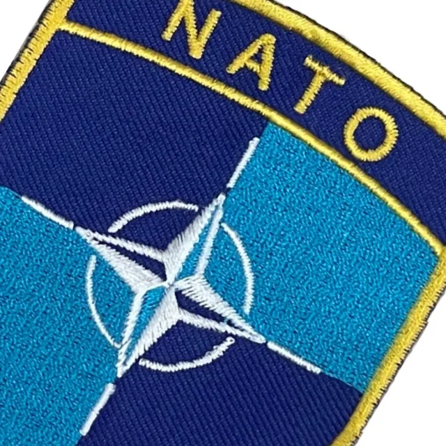 【A-ONE 匯旺】北大西洋公約組織 NATO刺繡 北約布章 貼布 布標 燙貼 徽章 肩章 識別章