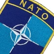 【A-ONE 匯旺】北大西洋公約組織 NATO刺繡 北約布章 貼布 布標 燙貼 徽章 肩章 識別章