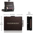 【COLOUR BLOCK】畫架型多媒材木盒組 收納畫具二合一 開學季優惠「8/21-9/11」(畢業時刻的最佳紀念)