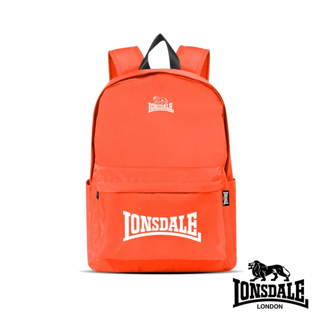 LONSDALE 英國小獅 潮流輕旅大容量機能後背包(橘色 LD2128)