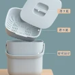 【E.dot】雙層瀝水廚餘桶/洗菜藍