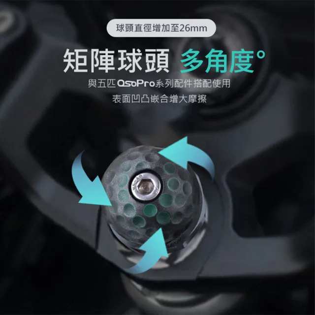 【五匹MWUPP】原廠配件-Osopro膨脹螺絲球頭
