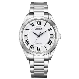 【CITIZEN 星辰】LADYS光動能羅馬時標手錶  禮物  手錶(EM0970-53A)
