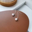 【MISS KOREA】S925銀針耳環 珍珠耳環/韓國設計S925銀針溫柔氣質長鍊珍珠造型耳環(2款任選)