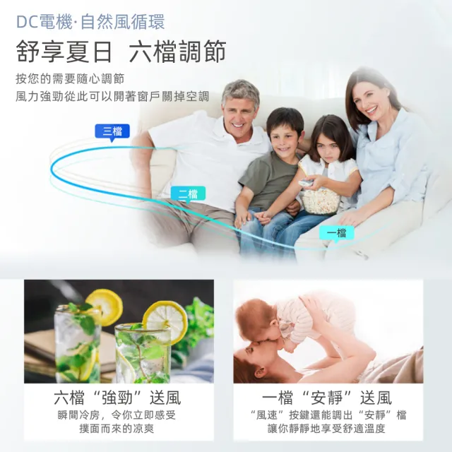 【XINGMU 興沐】工業風天花板dc吊扇燈壁掛扇(大風力高亮度/省電靜音/六檔調速)