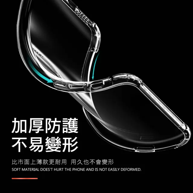 Realme GT2 Pro 6.7吋 透明加厚四角防摔氣囊手機殼(GT2Pro保護殼)