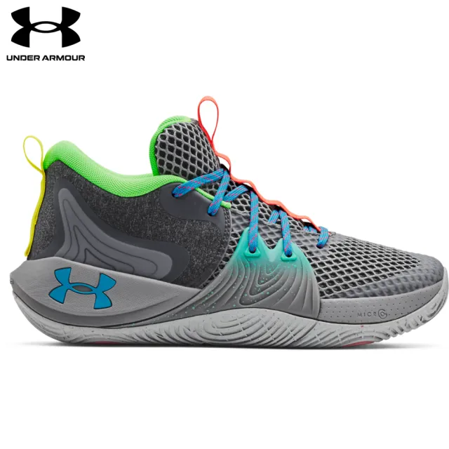 【UNDER ARMOUR】UA 男 Embiid 1籃球鞋 運動鞋_3024114-106(灰)