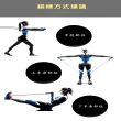 【ROYAL LIFE】11套件全方位健塑身套組(多功能 健身彈力繩 阻力帶 拉力帶 訓練帶 健身器材)