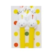 【小禮堂】Miffy 米飛兔 立體造型塑膠筷子 18cm 《黃玩偶款》(平輸品) 米菲兔