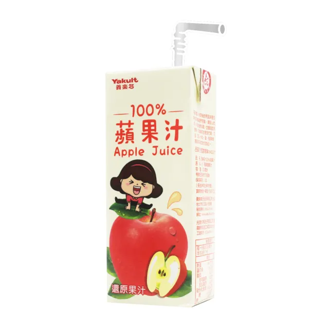 【Yakult 養樂多】100%蘋果汁(200ml*6入/組)