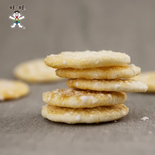 【旺旺】旺仔雪餅經濟包 350g/包(仙貝 米果 經典懷舊餅乾)