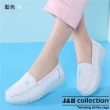 【J&H collection】真皮花瓣果凍軟底休閒鞋(現+預  藍色/粉色/銀色)
