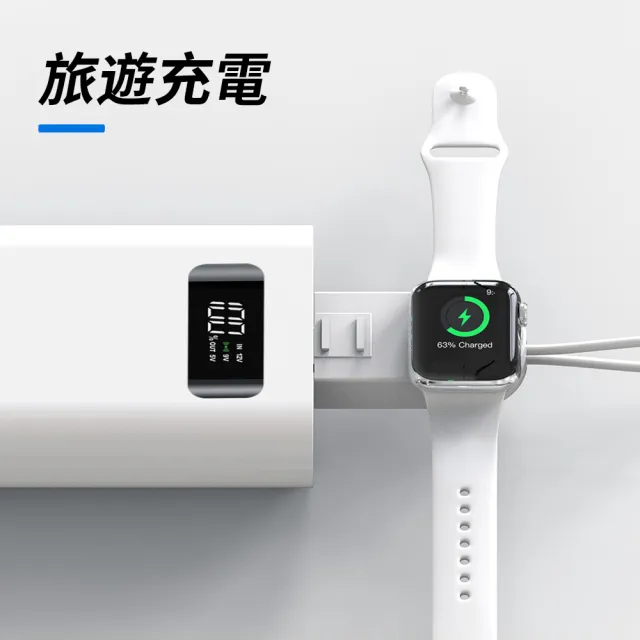 OMG】Apple Watch S8 磁吸充電器攜帶型二合一多充- momo購物網- 好評