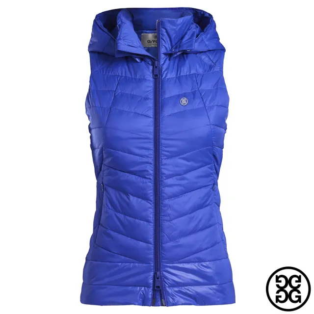 【G/FORE】GFORE HOODED PUFFER 女款 保暖背心(G4LF20O09-LAPIS)