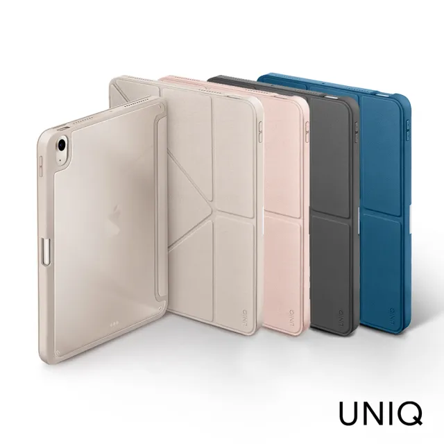 【UNIQ】iPad Air 5/4 10.9吋 Moven 磁吸帶筆槽透明平板保護套