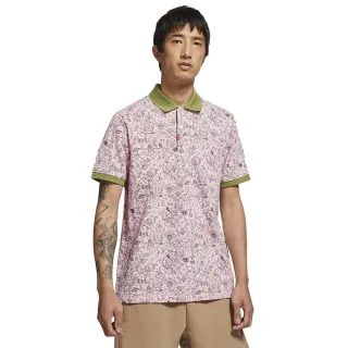 【NIKE 耐吉】Nike Golf 外太空圖案 男 短袖POLO衫/高爾夫球衫 粉(CZ3914-663)