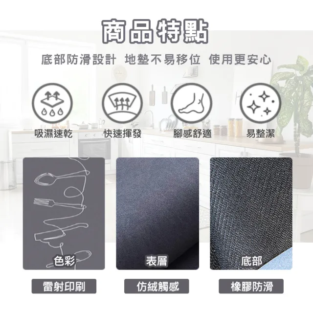 【寢室安居】4入組 軟式珪藻土地墊(硅藻/踏墊/吸水/止滑/速乾)