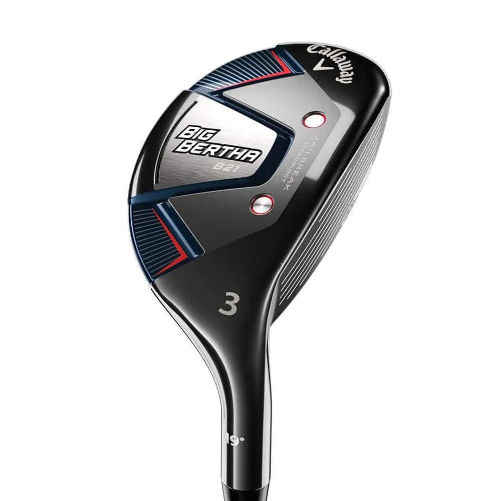 【Callaway 卡拉威】BIG BERTHA B21 高爾夫球鐵木桿(Hybrid 混血木桿 碳身 日規 卡拉威)