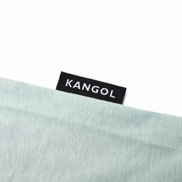 【KANGOL】短袖 短T 中性 涼感 灰藍 胸口小LOGO 休閒 男女(6225101711)