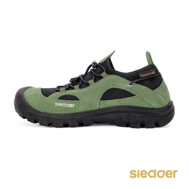【sleader】輕量防水安全戶外休閒女鞋-S3411(綠)