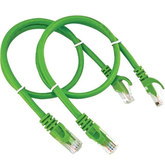 【POLYWELL】CAT6 乙太網路線 UTP 1Gbps/1000Mbps 30公分 [2入](適合ADSL/MOD/Giga網路交換器/無線路由器)